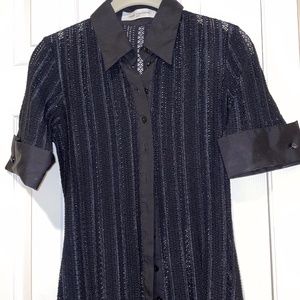 Women's Anne Fontaine 3/4 sleeve top, size 38